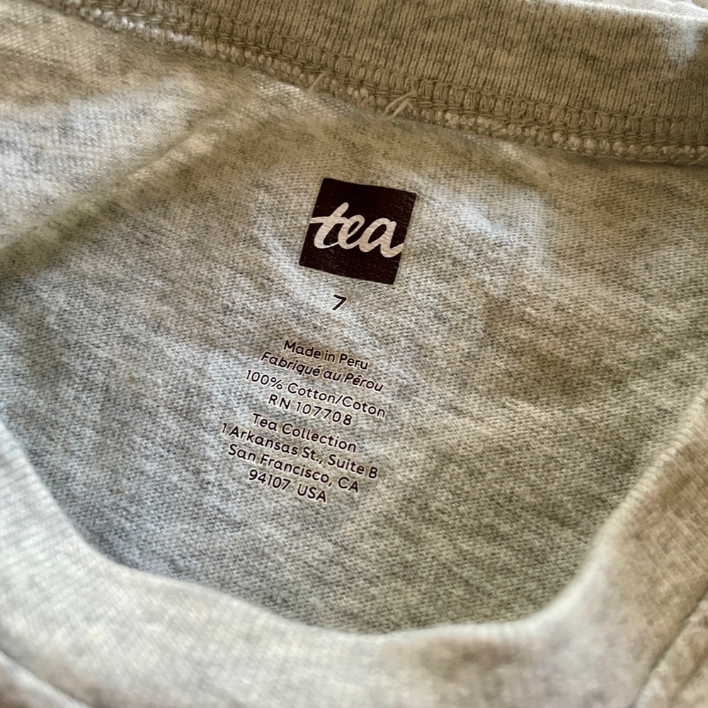 Tea Collection Two-Sided Gray Leopard Tank Top - Tail on Reverse - Picture 2 of 4